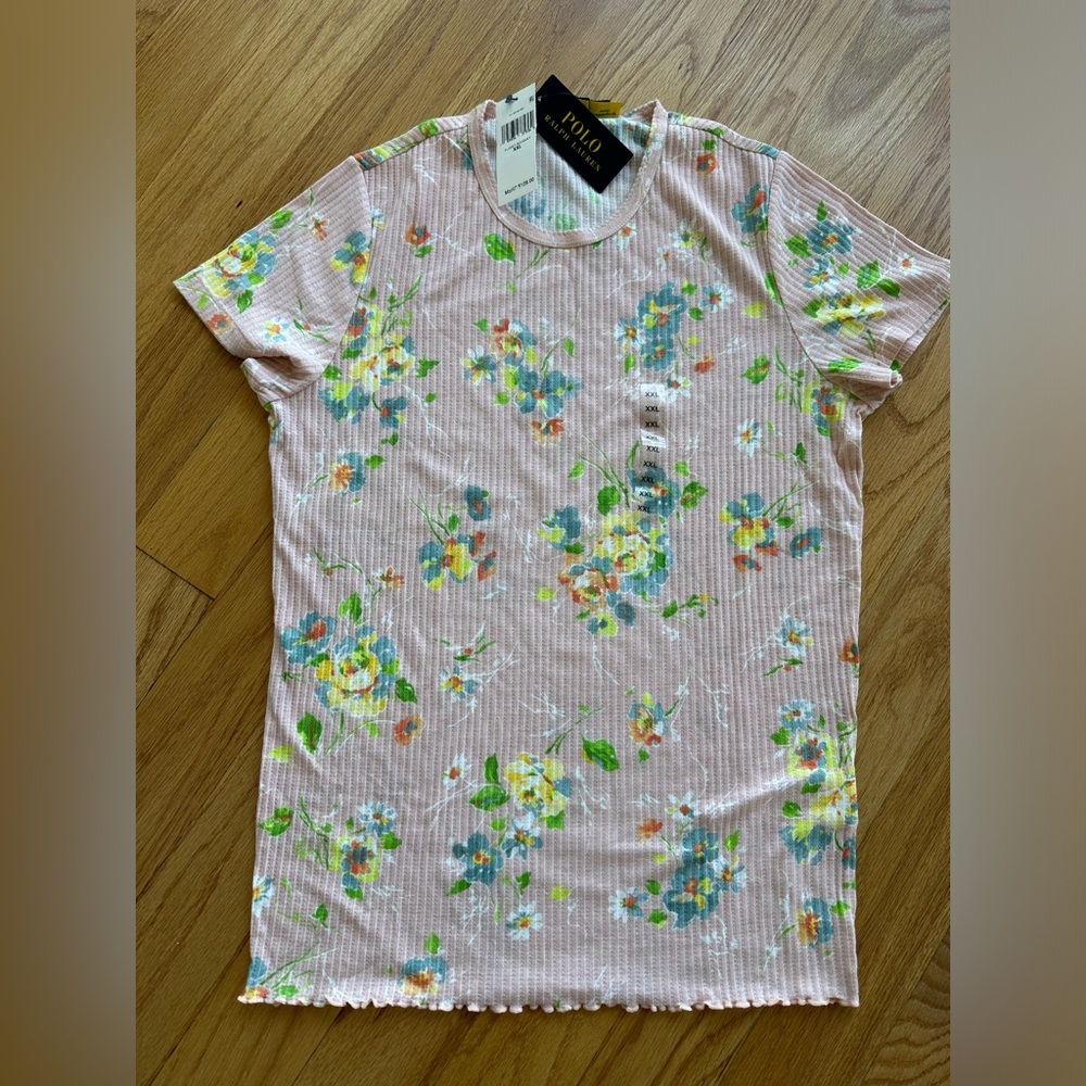 New Polo Ralph Lauren floral tee